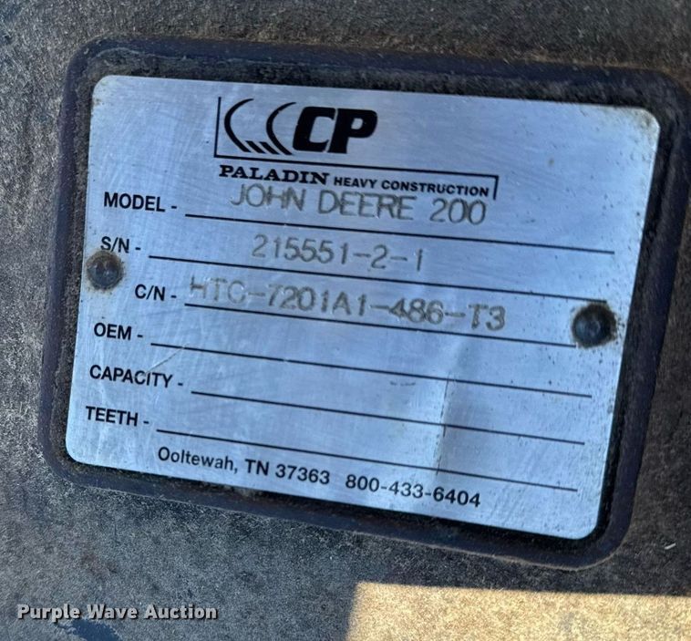 image for item DT0583 2009 John Deere 220D W wheeled excavator