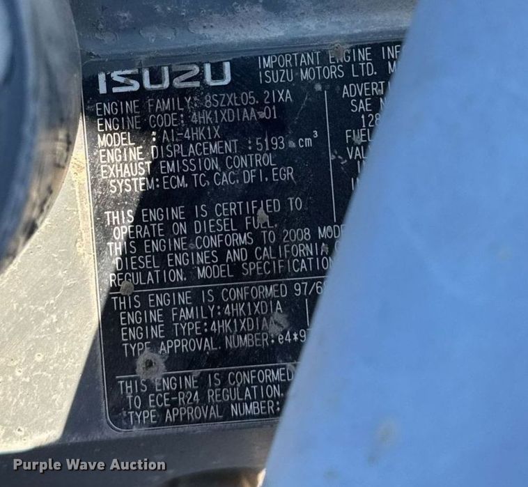 image for item DT0583 2009 John Deere 220D W wheeled excavator