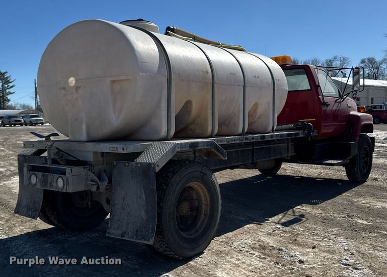 image for item DT0598 1992 Chevrolet Kodiak flatbed truck