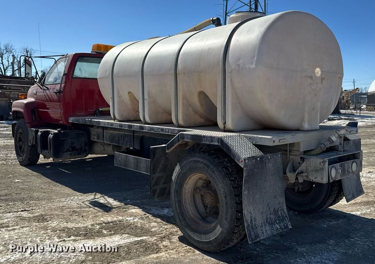 image for item DT0598 1992 Chevrolet Kodiak flatbed truck