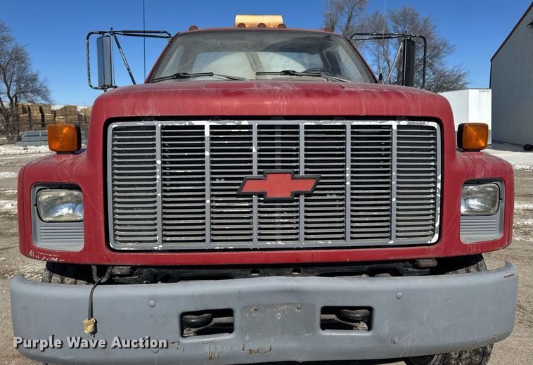 image for item DT0598 1992 Chevrolet Kodiak flatbed truck