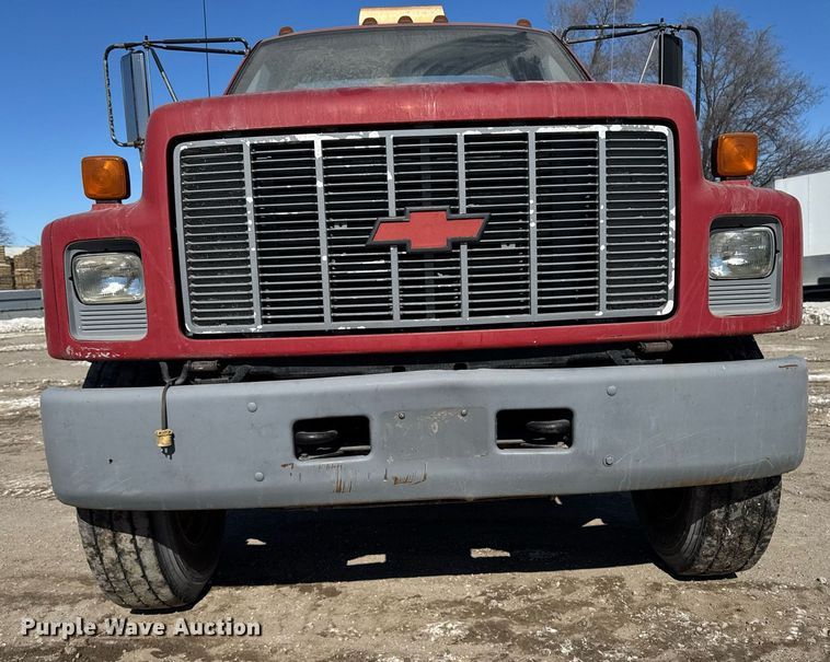 image for item DT0598 1992 Chevrolet Kodiak flatbed truck