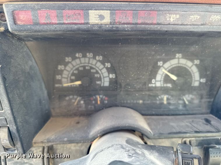 image for item DT0598 1992 Chevrolet Kodiak flatbed truck