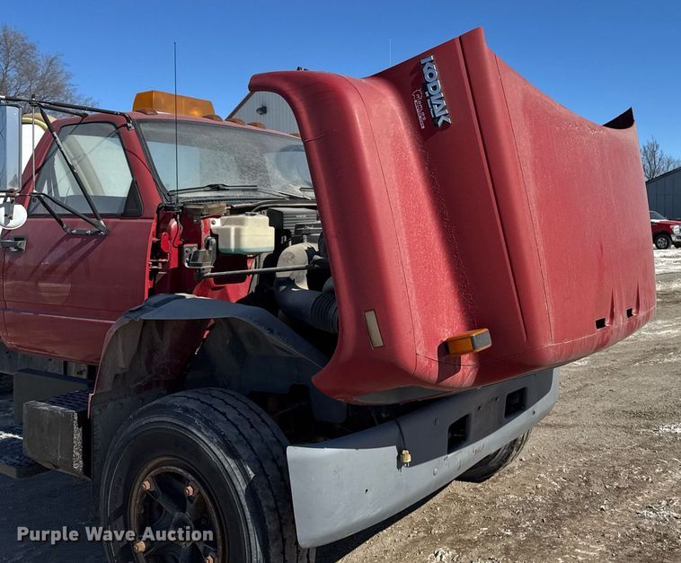 image for item DT0598 1992 Chevrolet Kodiak flatbed truck