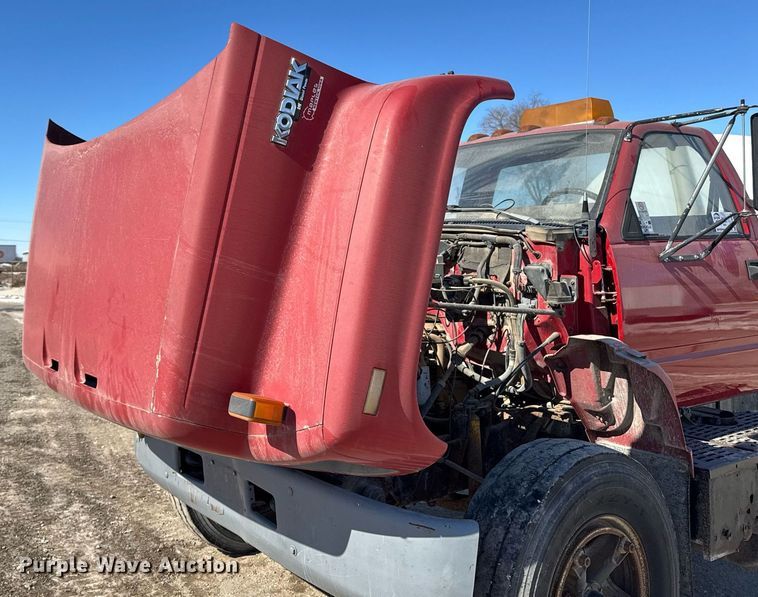 image for item DT0598 1992 Chevrolet Kodiak flatbed truck