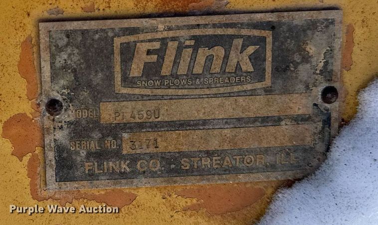 image for item DT0605 Flink PT459U snow plow