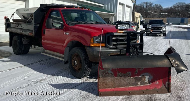 image for item DV0583 1999 Ford F450 Super Duty dump truck