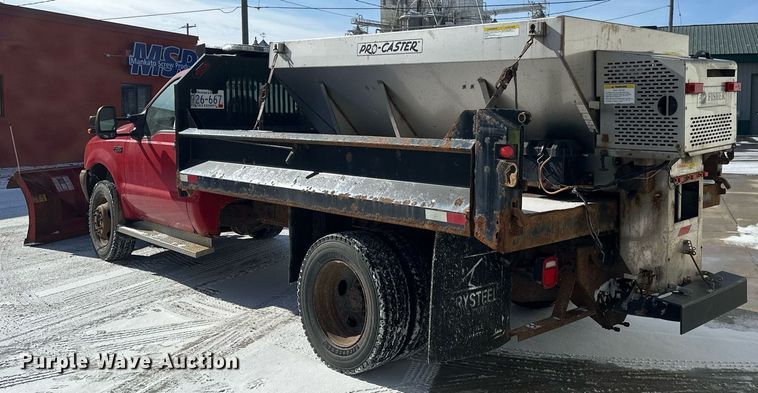 image for item DV0583 1999 Ford F450 Super Duty dump truck