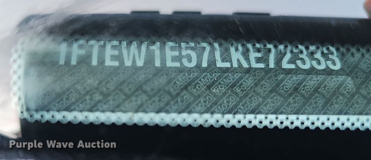 image for item DW3125 2020 Ford F150 SuperCrew pickup truck