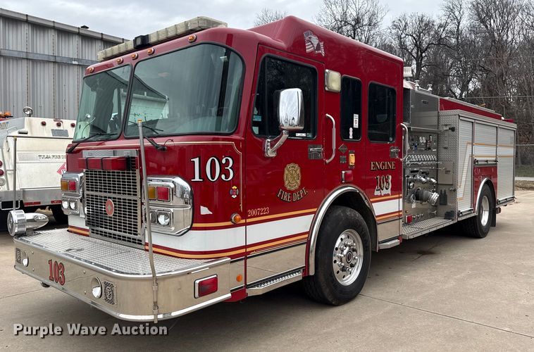 image for item EG8029 2008 Spartan pumper fire truck
