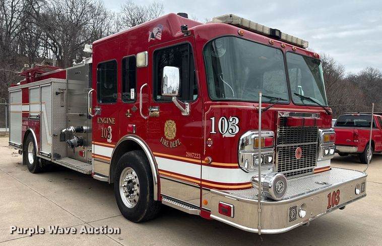 image for item EG8029 2008 Spartan pumper fire truck