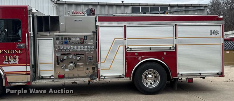 image for item EG8029 2008 Spartan pumper fire truck