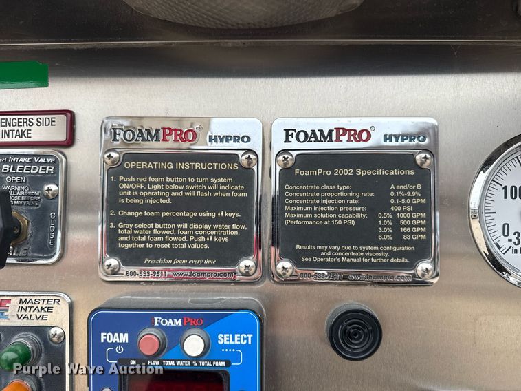 image for item EG8029 2008 Spartan pumper fire truck