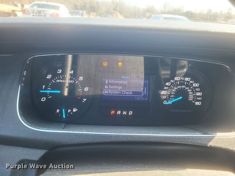 image for item EJ8167 2013 Ford Taurus Police Interceptor 