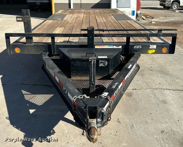 image for item EK0377 2018 PJ Carhauler Tilt T8222 tilt deck equipment trailer
