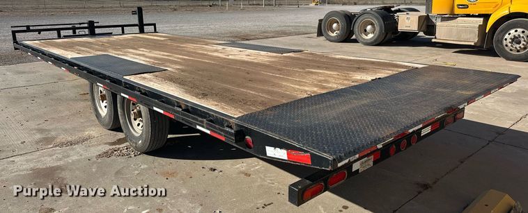 image for item EK0377 2018 PJ Carhauler Tilt T8222 tilt deck equipment trailer