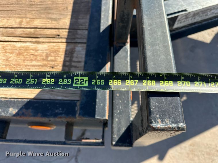 image for item EK0377 2018 PJ Carhauler Tilt T8222 tilt deck equipment trailer