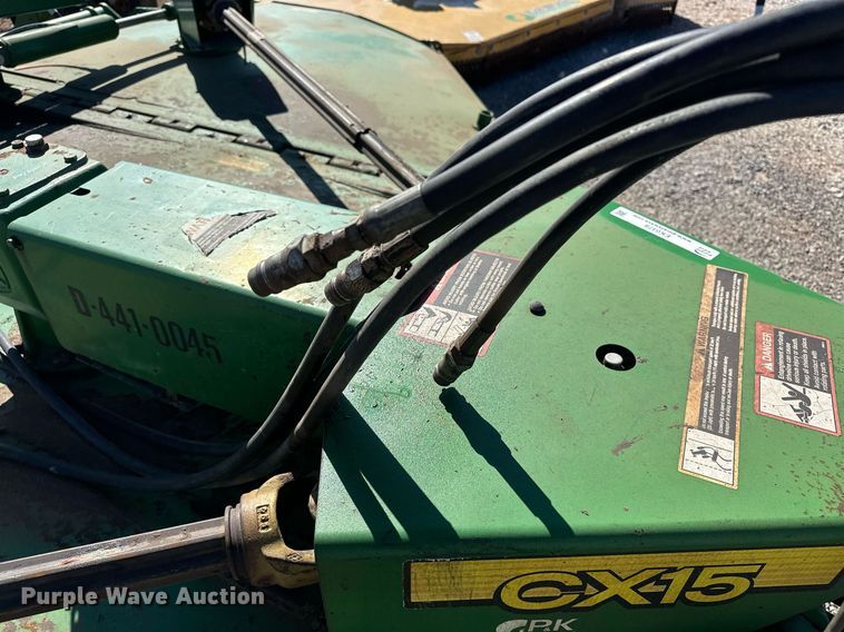 image for item EK0378 2017 John Deere CX15 rotary mower