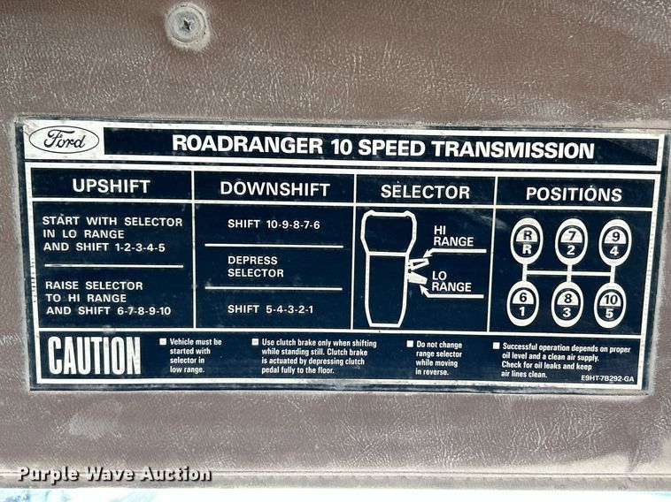 image for item EK2675 1997 Ford LN9000 dump truck