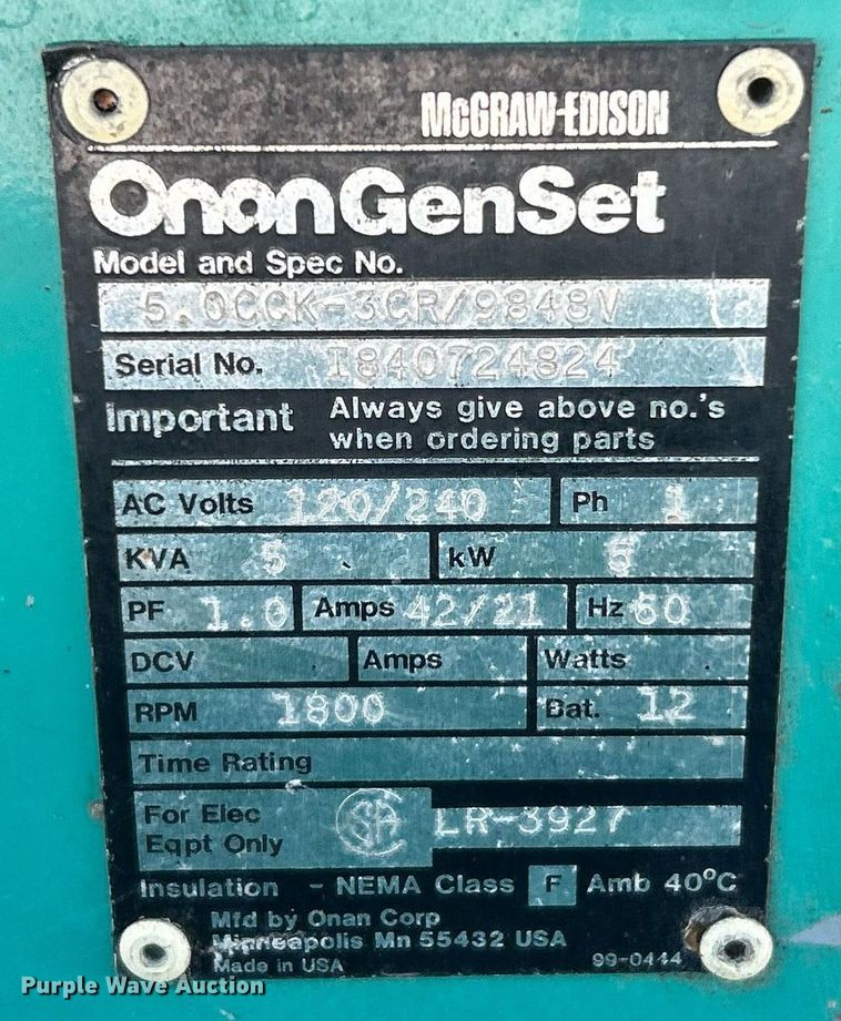 image for item EK2685 (6) generators