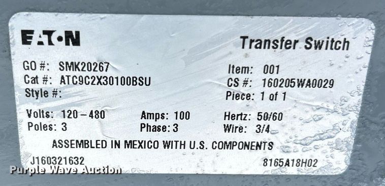 image for item EK2685 (6) generators