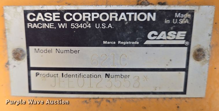 image for item EO0591 2000 Case 621C wheel loader