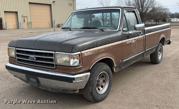 image for item EQ1003 1990 Ford F150 pickup truck