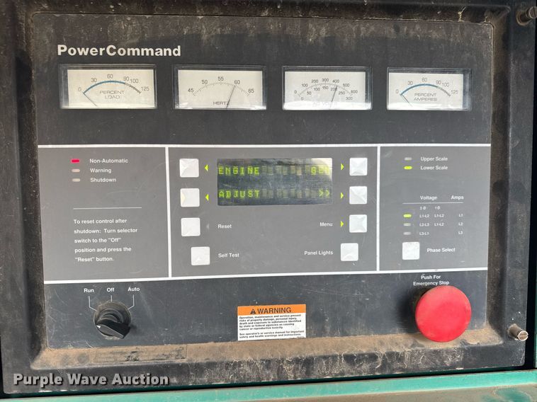 image for item EQ1006 1999 Onan 250DQAB-359 generator