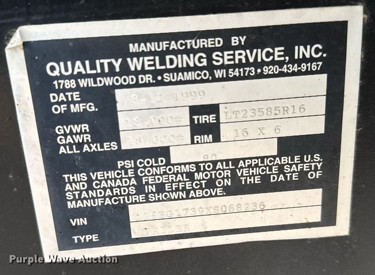 image for item EQ1006 1999 Onan 250DQAB-359 generator