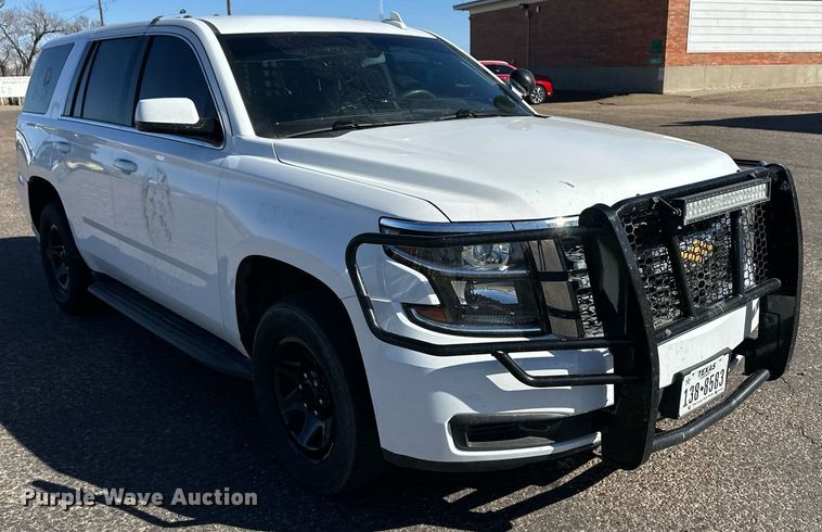 image for item ER8771 2019 Chevrolet Tahoe Police SUV