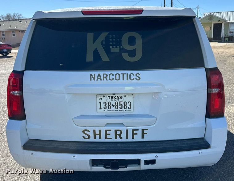 image for item ER8771 2019 Chevrolet Tahoe Police SUV