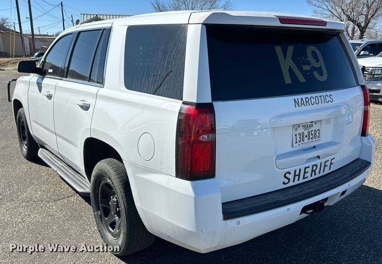 image for item ER8771 2019 Chevrolet Tahoe Police SUV