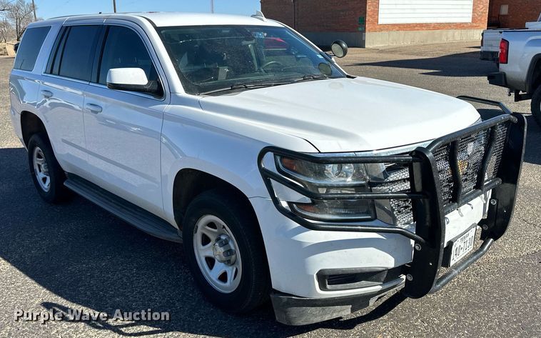 image for item ER8772 2020 Chevrolet Tahoe Police SUV