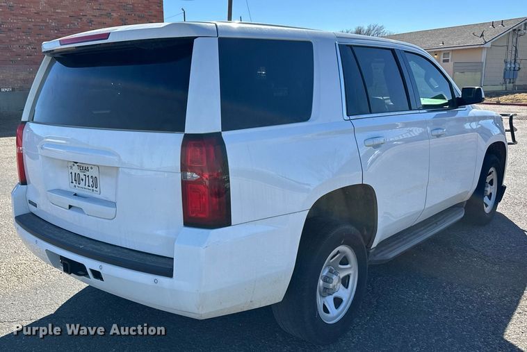 image for item ER8772 2020 Chevrolet Tahoe Police SUV