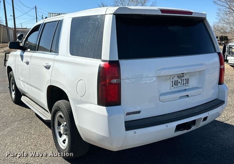image for item ER8772 2020 Chevrolet Tahoe Police SUV
