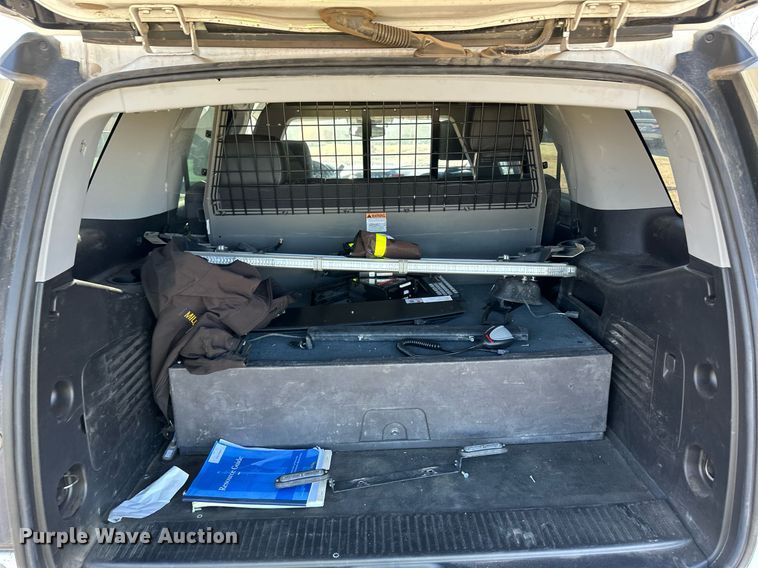 image for item ER8772 2020 Chevrolet Tahoe Police SUV