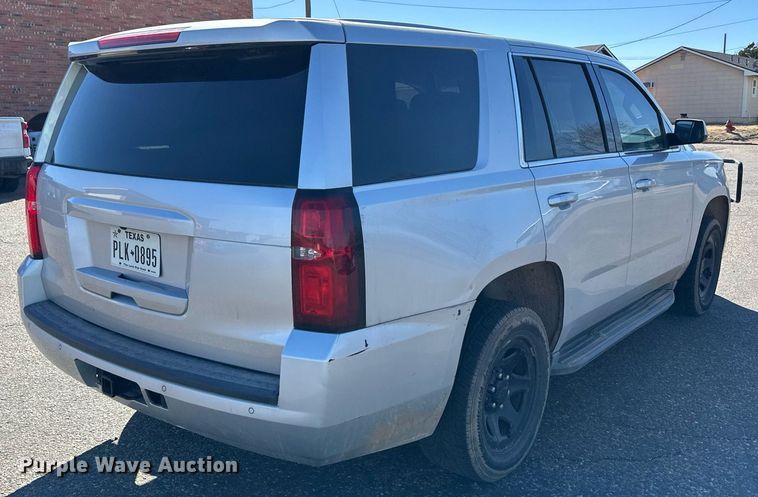 image for item ER8773 2016 Chevrolet Tahoe Police SUV