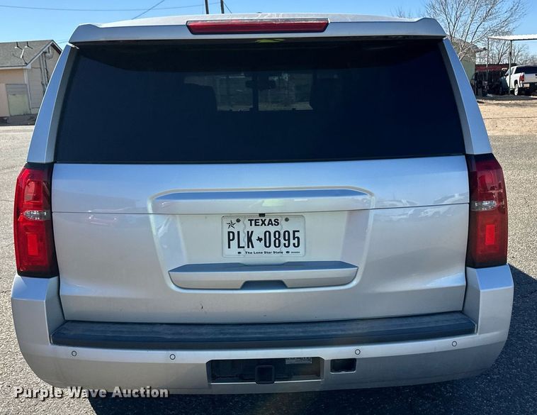 image for item ER8773 2016 Chevrolet Tahoe Police SUV