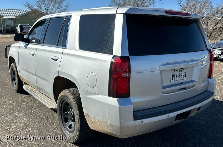 image for item ER8773 2016 Chevrolet Tahoe Police SUV