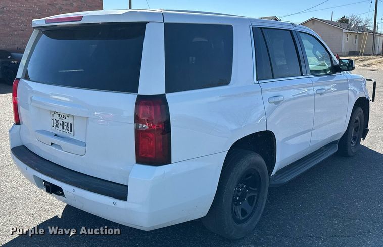 image for item ER8774 2019 Chevrolet Tahoe Police SUV