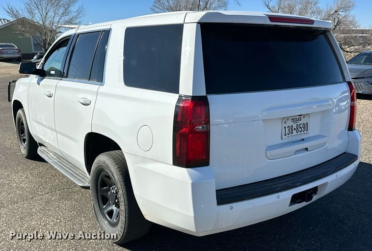 image for item ER8774 2019 Chevrolet Tahoe Police SUV