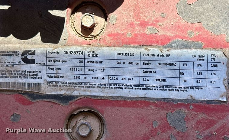 image for item ER8787 2009 Blue Bird All American school bus