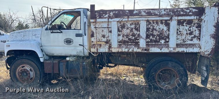 image for item EY9927 1990 Chevrolet dump truck