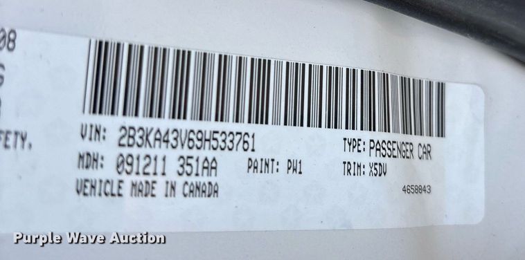 image for item EY9968 2009 Dodge Charger 