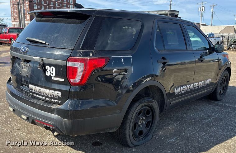 image for item EY9970 2016 Ford Explorer Police Interceptor SUV