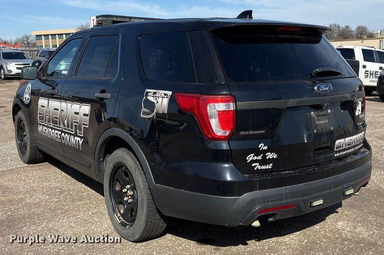 image for item EY9970 2016 Ford Explorer Police Interceptor SUV
