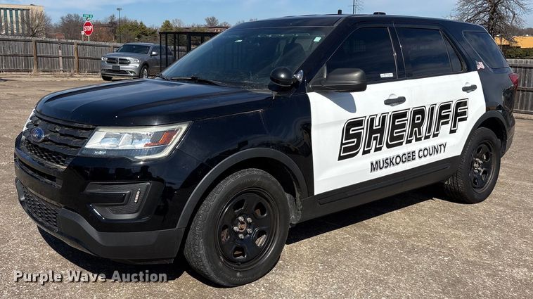 image for item EY9973 2018 Ford Explorer Police Interceptor SUV