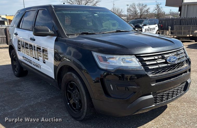 image for item EY9973 2018 Ford Explorer Police Interceptor SUV