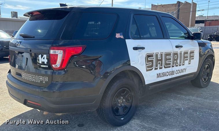 image for item EY9973 2018 Ford Explorer Police Interceptor SUV