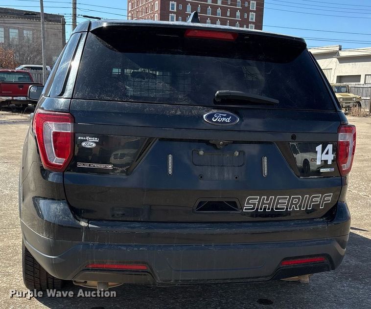 image for item EY9973 2018 Ford Explorer Police Interceptor SUV